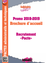 Brochure d'accueil Recrutement Pacte - Promo 2018-2019